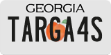 Georgia, Vanity Plates