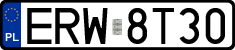 License plates of Poland, Regular car plates