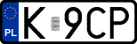 License plates of Poland, Regular car plates