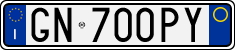 License plate of Italy, Cars (1994 year series)