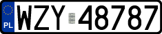 License plates of Poland, Regular car plates