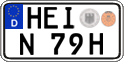 German license plate, Plates for oldtimers (type 