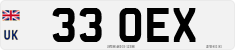 License plate of the United Kingdom, 1932 year system