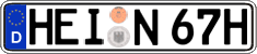 German license plate, Plates for oldtimers (type 