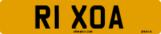 License plate of the United Kingdom, 1983 year system