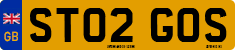 License plate of the United Kingdom, 2001 year system