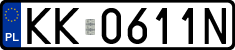 License plates of Poland, Regular car plates