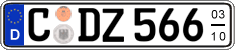German license plate, Seasonal plates