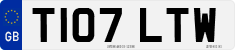 License plate of the United Kingdom, 1983 year system