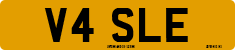License plate of the United Kingdom, 1983 year system