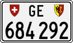 License plate of Switzerland, Cars