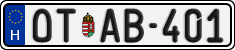 license plates of Hungary, Oldtimers (2022)