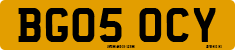 License plate of the United Kingdom, 2001 year system