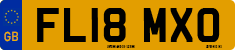 License plate of the United Kingdom, 2001 year system