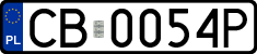 License plates of Poland, Regular car plates