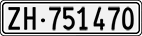 License plate of Switzerland, Cars