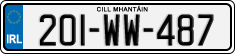 License plate of Ireland, Regular plates