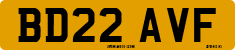 License plate of the United Kingdom, 2001 year system