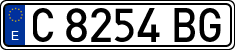 License plates of Spain, 1971 year series