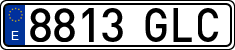 License plates of Spain, Ordinary (2000)