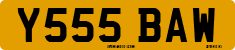 License plate of the United Kingdom, 1983 year system