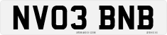 License plate of the United Kingdom, 2001 year system