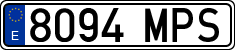 License plates of Spain, Ordinary (2000)