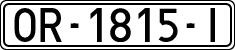 License plates of Spain, 1971 year series