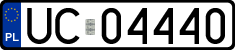 License plates of Poland, Military