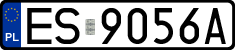 License plates of Poland, Regular car plates