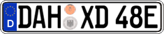German license plate, Electric vehicles