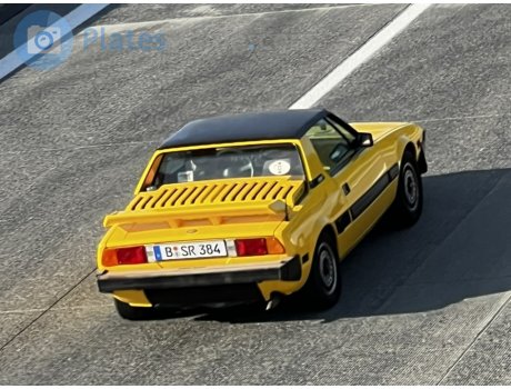 B SR 384, FIAT Bertone X1/9