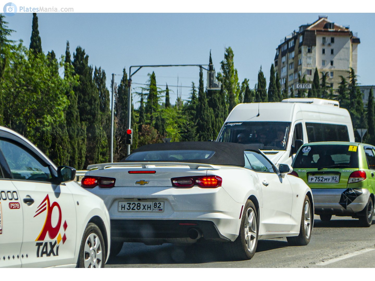н 328 хн 82, Chevrolet Camaro 6th gen Convertible (Alpha I), facelift, 2018–2024