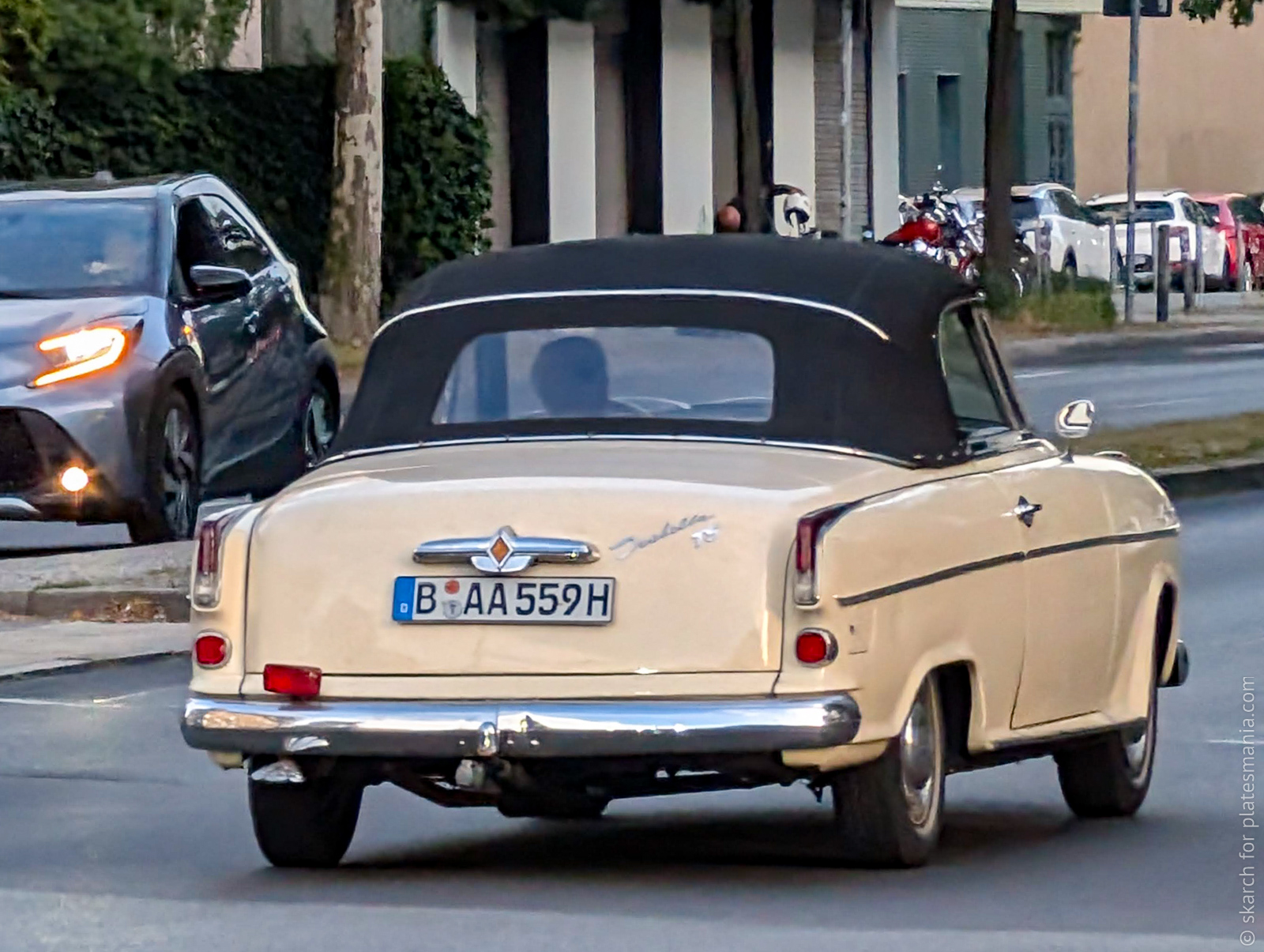 B AA 559 H, Borgward Isabella 1st gen 2-door Cabriolet, 1955–1961 (–1965 for LATAM-market)