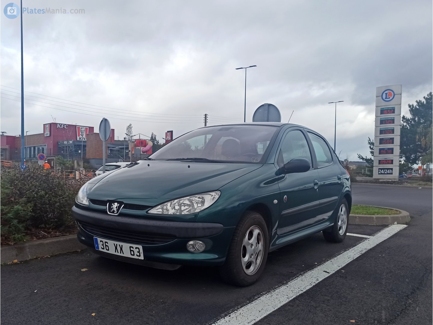 36 XX 63, Peugeot 206 1st gen 5-door Hatch (T11), 1998–2009 (–2012 for IR-market)