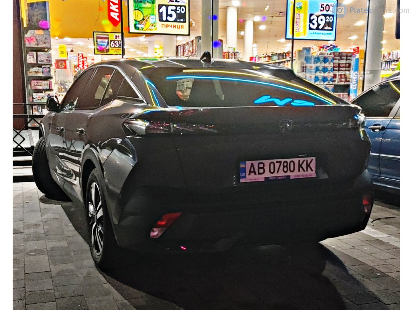 AB 0780 KK, Peugeot 408 3rd gen (X) Crossover-Coupé (P54; Global-market), 2022–