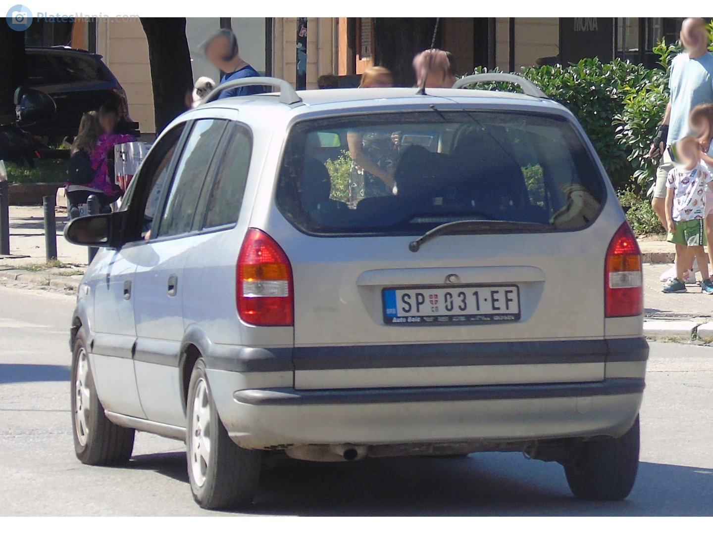 SP 031-EF, Opel Zafira 1st gen (A; T98), 1999–2005