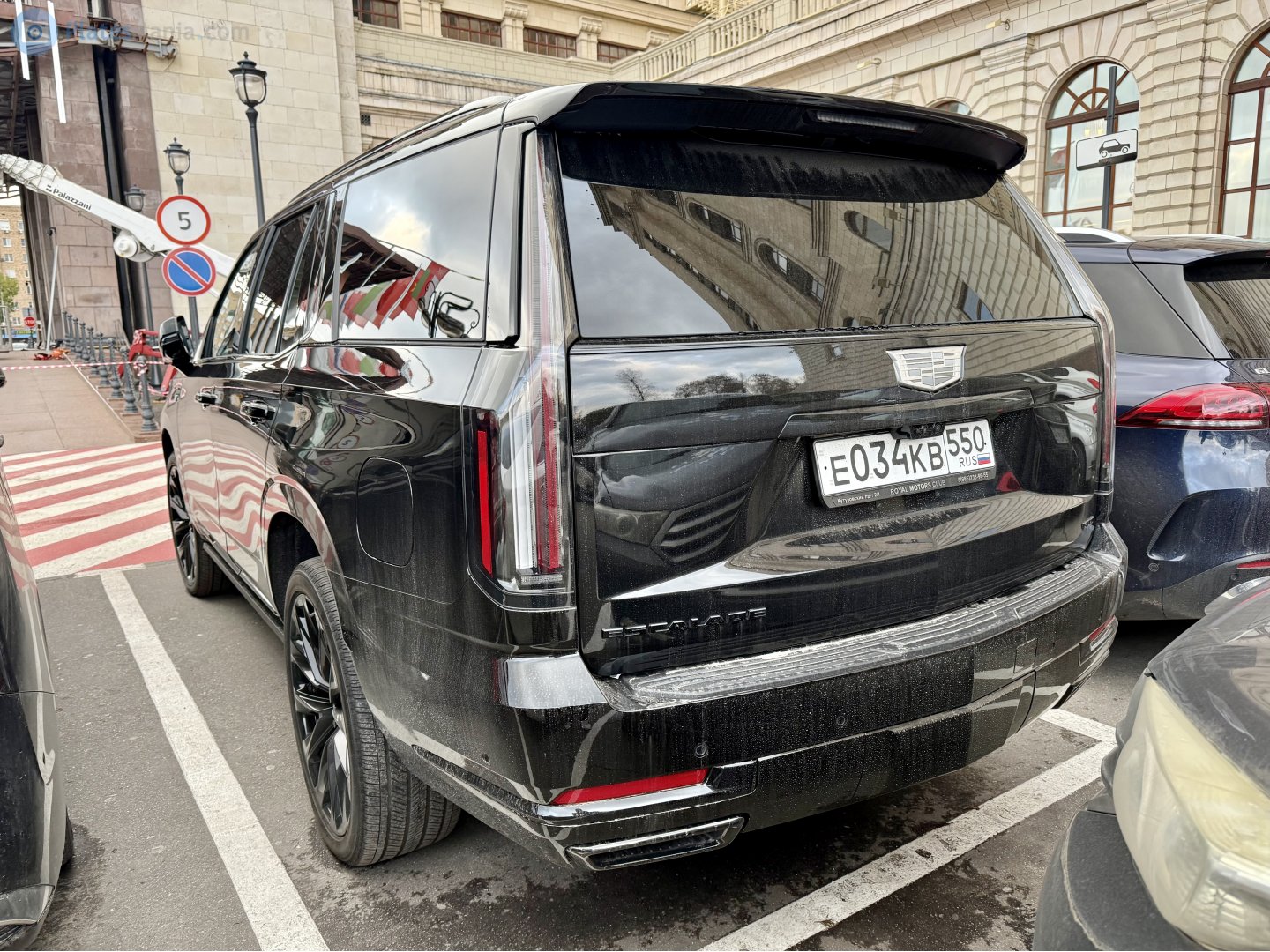 е 034 кв 550, Cadillac Escalade 5th gen (GMT1UL), facelift, 2024–