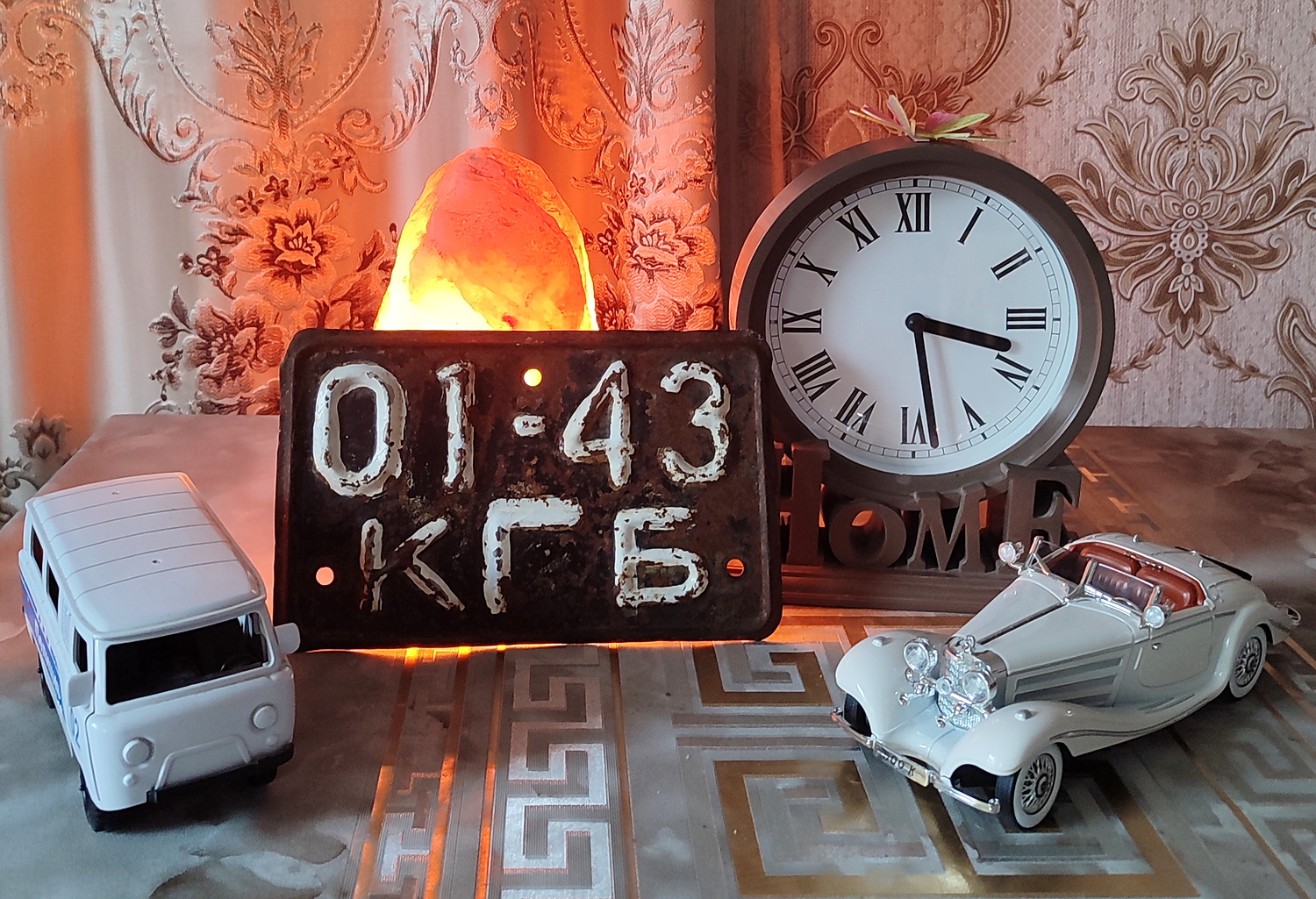 0143 КГБ, License plate without vehicle 