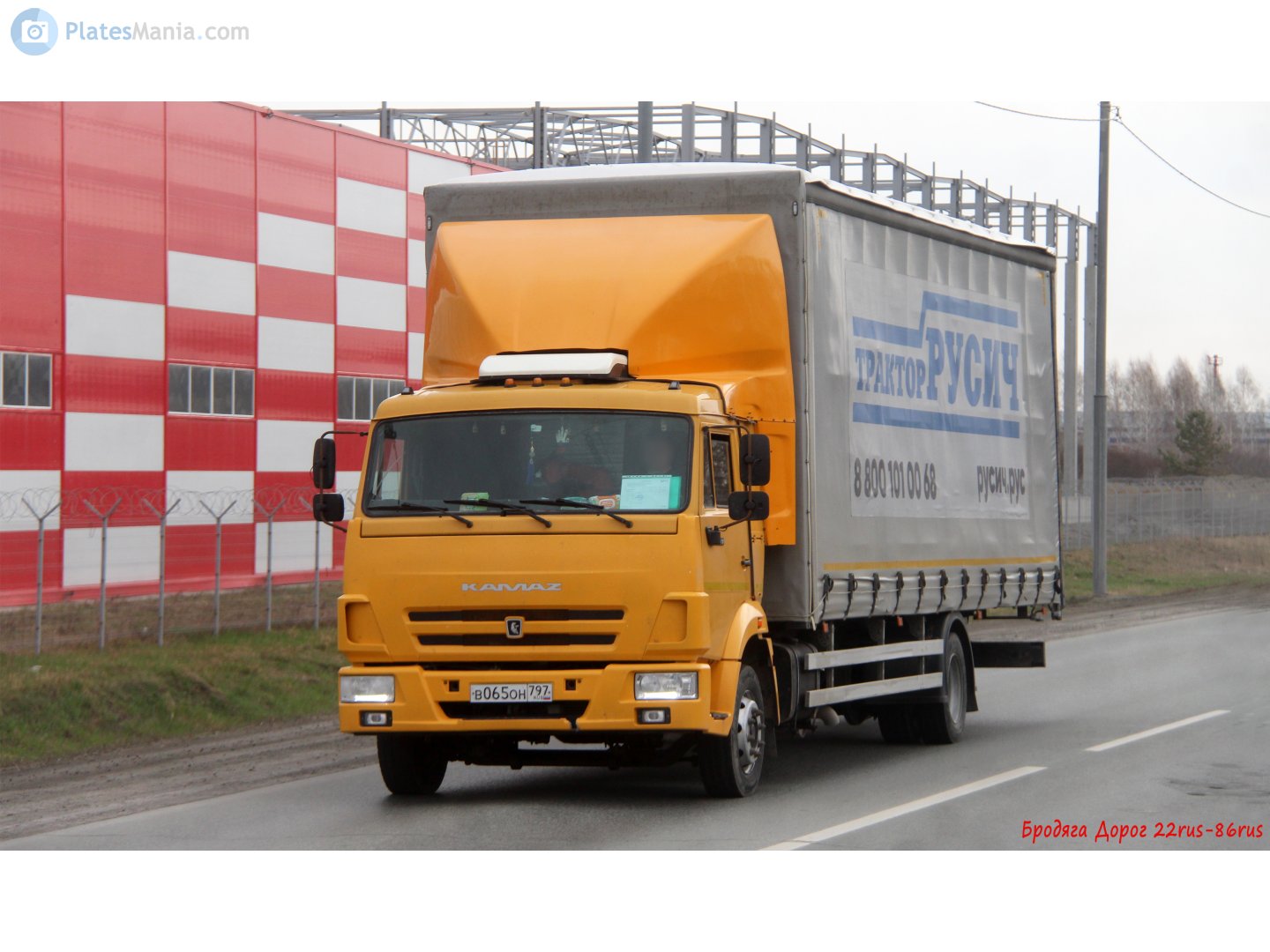 в 065 он 797, KamAZ 4308 4308, facelift, 2010–