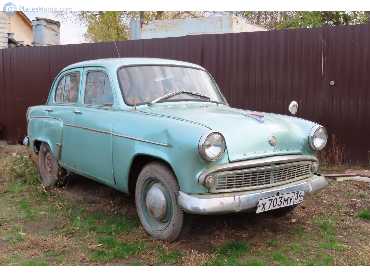 х 703 му 34, Moskvich (AZLK) 402/407/403 407, 1958–1962