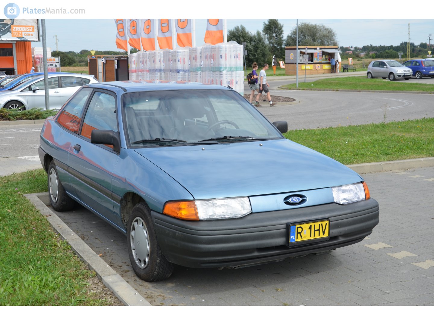 R 1HV, Ford Escort 5th gen 3-door Hatch (BG; NA-market), 1990–1996