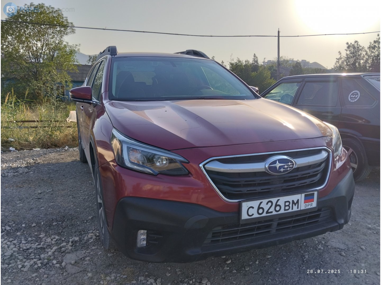 с 626 вм, Subaru Outback 6th gen (BT), 2019–2025