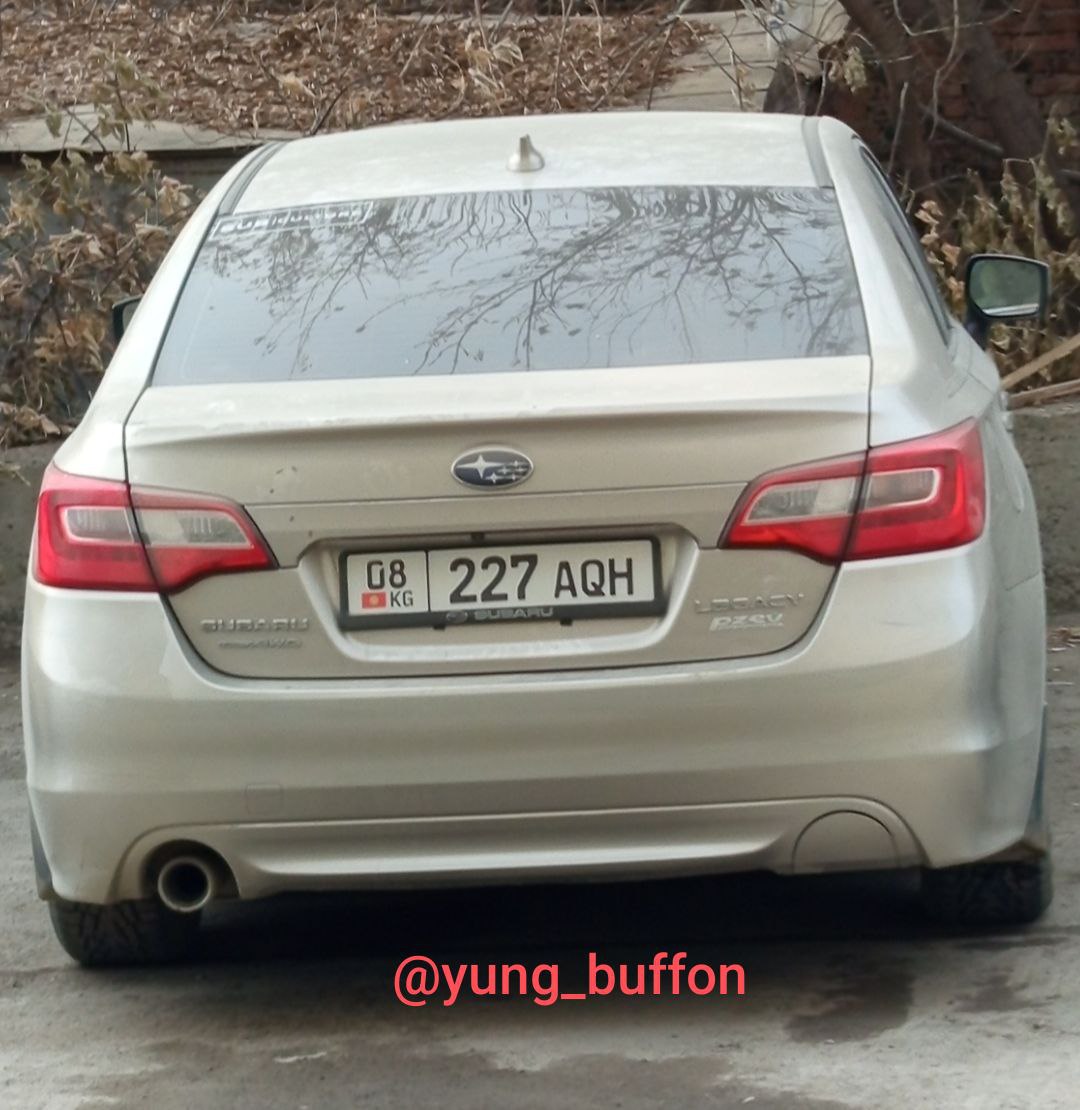 08 227 AQH, Subaru Legacy 6th gen Sedan (B4) (BN), 2014–2019