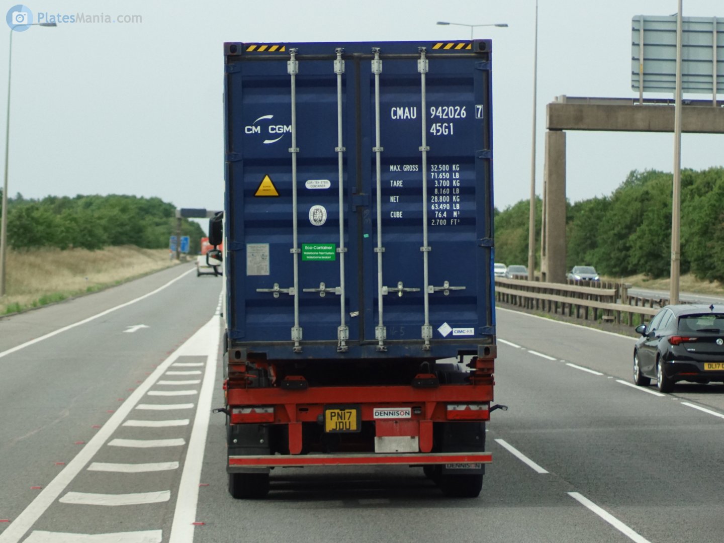 PN17JDU, Dennison Trailer 