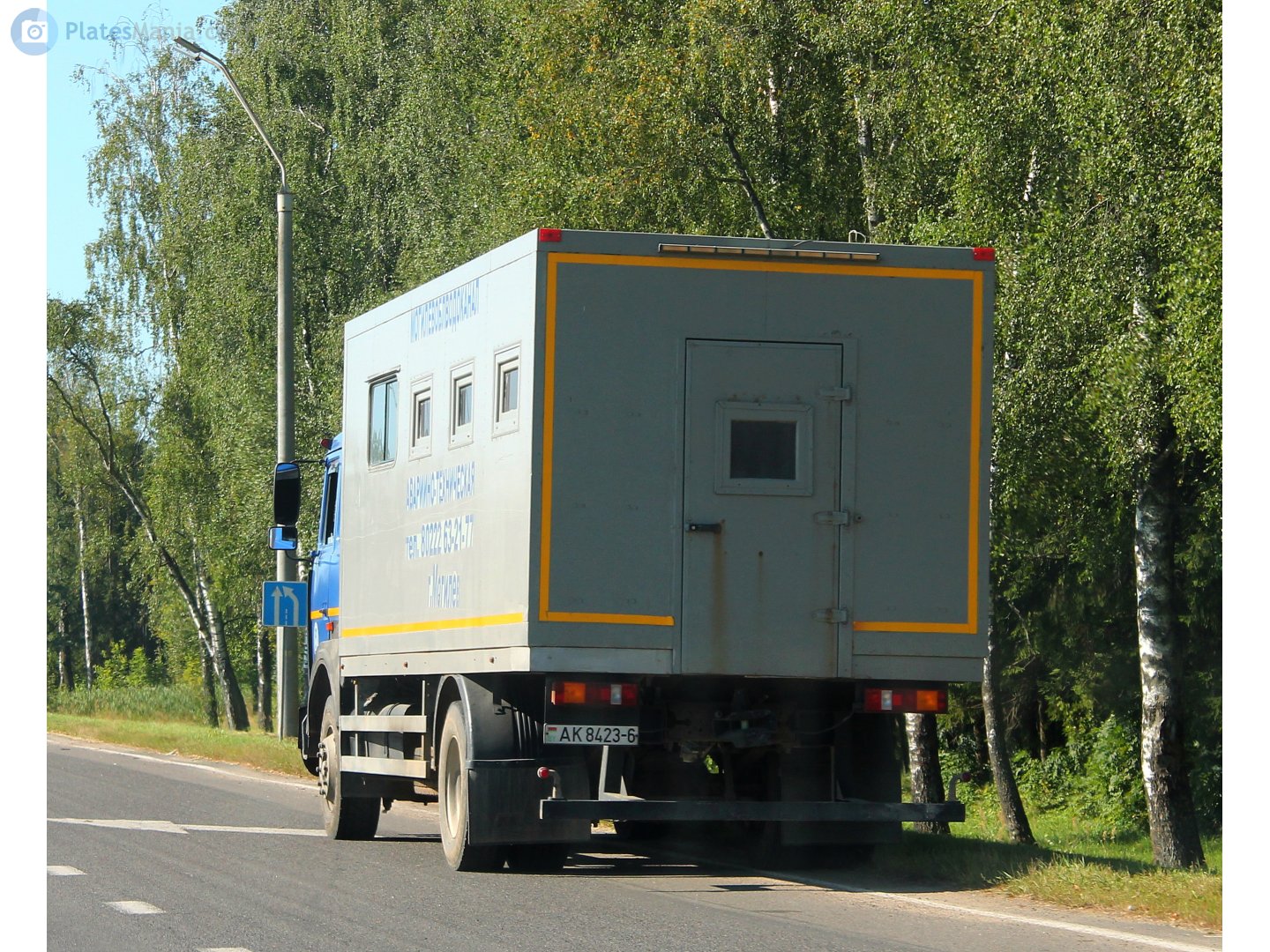 AK 8423-6, MAZ 5336 1st gen, facelift, 1993–