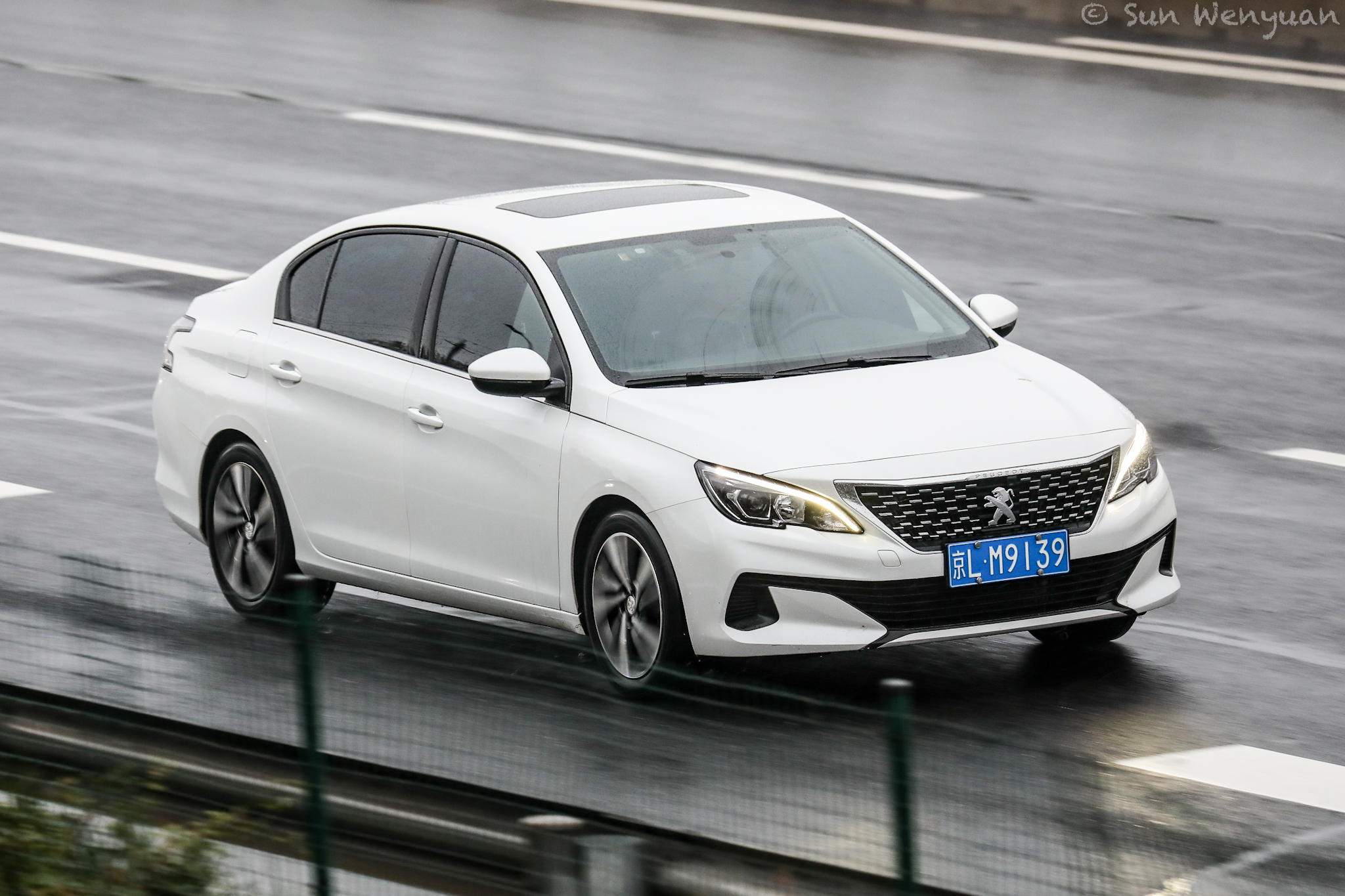 京L·M9139, Peugeot 408 2nd gen Sedan  (T9; CN-market), 1st facelift, 2018–2022