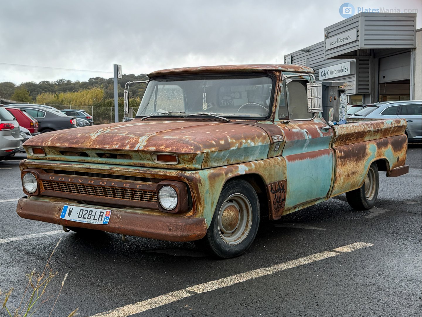 W-028-LR, Chevrolet C/K-Series 1st gen 10–20 Fleetside Pickup, facelift, 1961–1966