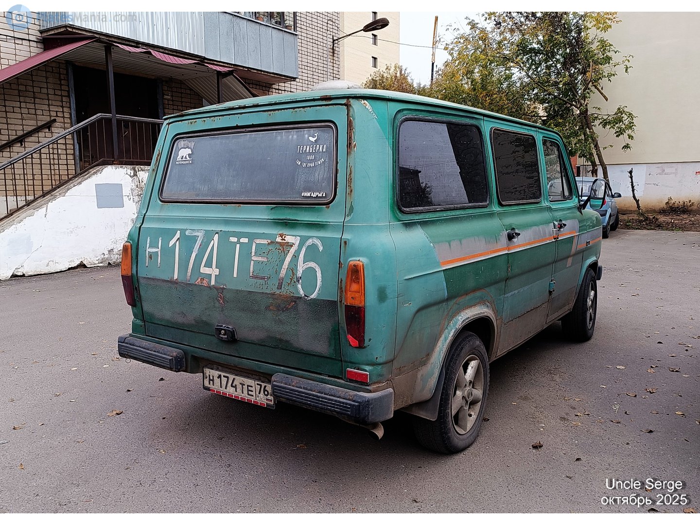 н 174 те 76, Ford Transit 1st gen Van (Mk2), facelift, 1977–1986