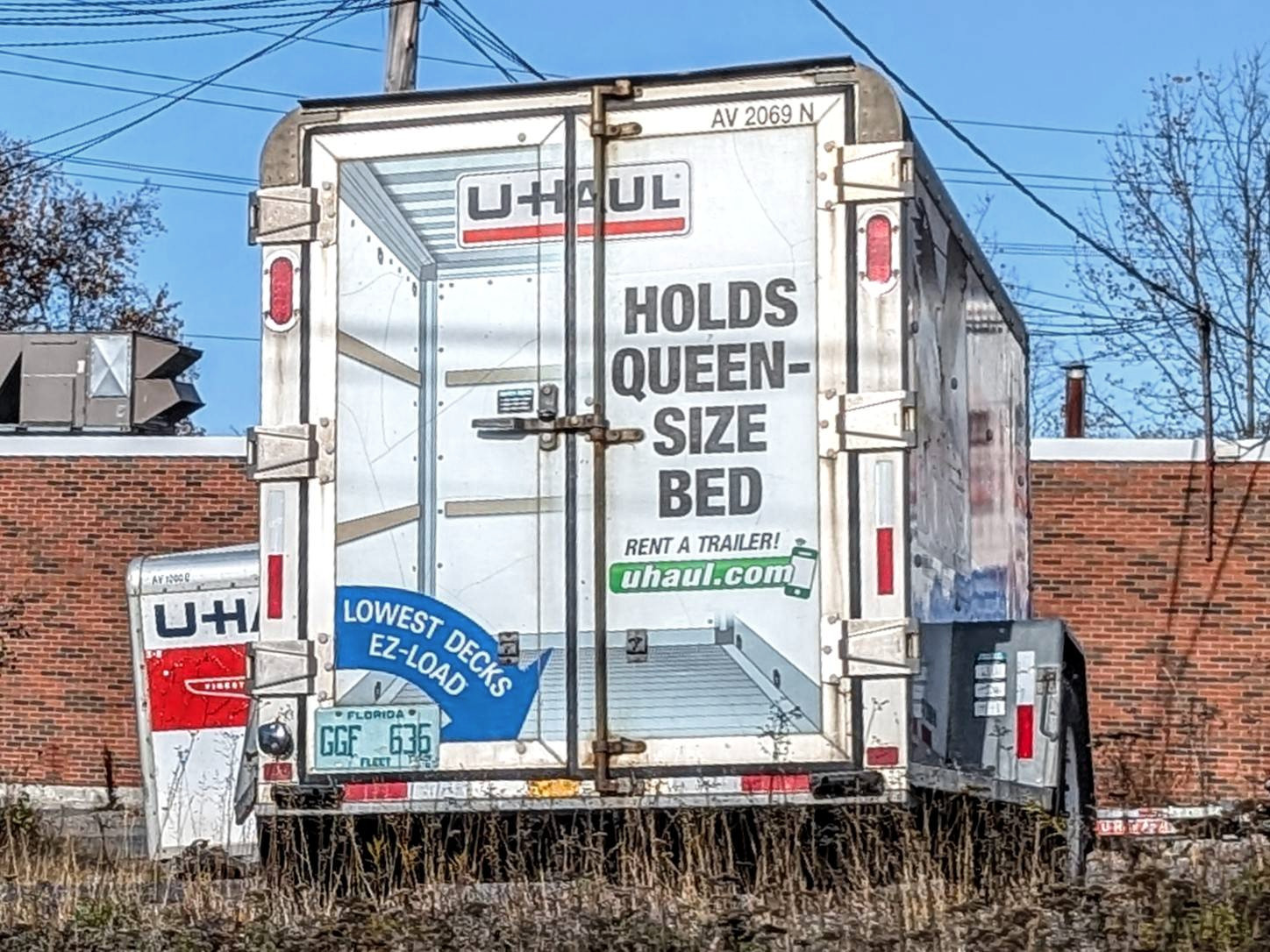 GGF 636, U-Haul 5' x 8' Cargo Trailer (AV) 